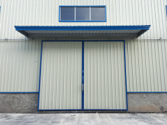 鋼結(jié)構廠房門施工項目
